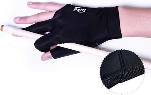 CRICAL PERI Gloves Three Fingers Gloves Lycra Thick Fabric Non-Slip Professional Pool Glove Snooker Glove Billiard Accessories in Saudi Arabia
