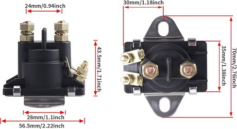 CNCMOTOK Power Trim Starter Solenoid 89-96158T - متوافق مع Mercury / Mariner Outboards / MerCruiser Stern Drives in Kuwait