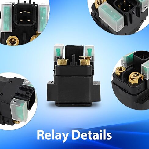 محرك بدء EvTok مع مرحل مناسب لـ Yamaha Raptor YFM700 2006-2021، Grizzly YFM700 2007-2008 ATV، استبدال 1S3-81890-00-00 410-54147 SMU0503 in Kuwait