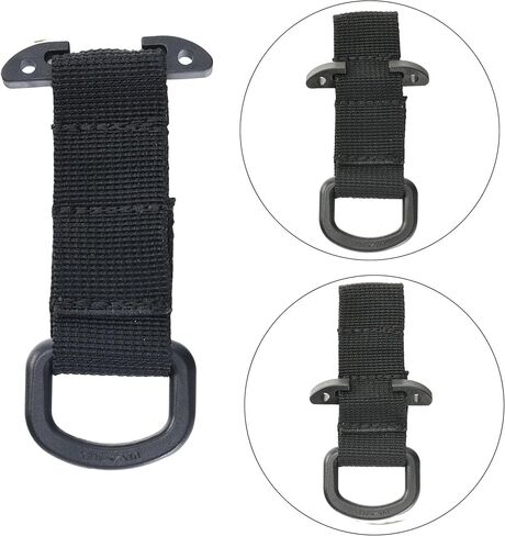 Tactical Gear T-Ring Adapter,Molle D-Ring Removable T-Bar,Battle Belt Accessories Easy T-Mount for Plate Carrier Backpack… in Saudi Arabia