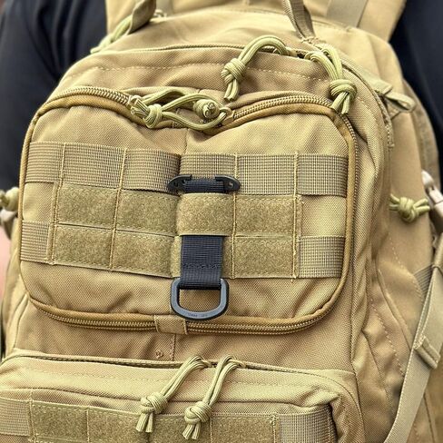 Tactical Gear T-Ring Adapter,Molle D-Ring Removable T-Bar,Battle Belt Accessories Easy T-Mount for Plate Carrier Backpack… in Saudi Arabia