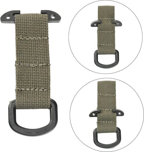 Tactical Gear T-Ring Adapter,Molle D-Ring Removable T-Bar,Battle Belt Accessories Easy T-Mount for Plate Carrier Backpack… in Saudi Arabia