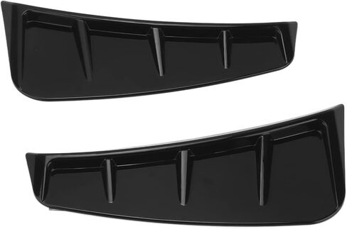 Car Fender Side Cover, Easy Installation Fender Side Vents Replacement 2Pcs Gloss Black for Side Fender Vent Decoration for Car in Saudi Arabia