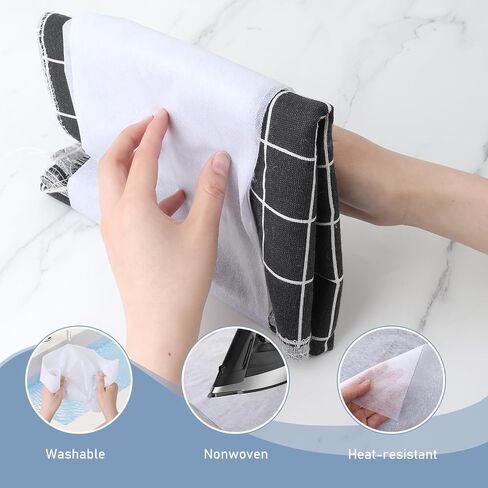 Lightweight Iron On Fusible Interfacing 39 x 78 Inch White One Side Nonwoven Interfacing for Sewing, Single-Sided Light Weight Interfacing Fabric for Sewing, DIY Crafts Supplies in Saudi Arabia