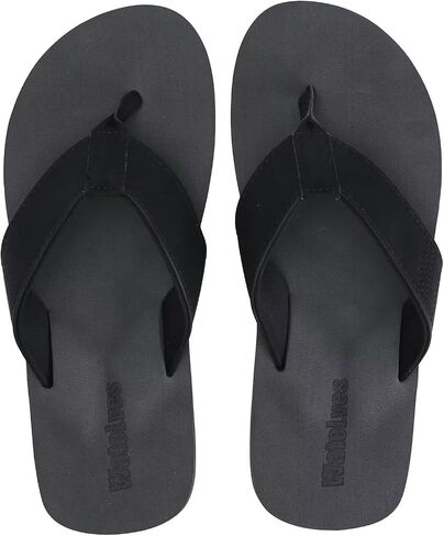 WateLves Mens-Flip-Flops-Thong-Sandals-with-Arch-Support Lightweight-Water-Shoes Open-Toe Comfort Summer-Beach-Slippers for Pool-Showers-Dorms Indoor-Outdoor in Kuwait