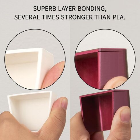 ERYONE PLA Plus Filament 1.75 مم PLA+ خيوط طابعة ثلاثية الأبعاد +/-0.03 مم، 1 كجم (2.2 رطل)/ بكرة، أسود in Kuwait