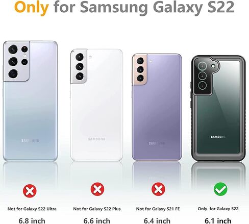 Samsung Galaxy S22 Case, Galaxy S22 5G Case with [3X Tempered Glass Screen Protector], Built-in Ring Kickstand and Magnetic Car Mount Shockproof Dropproof Armor Case for Galaxy S22 5G - Green in Saudi Arabia