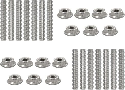 QGHAUC Stud Kit Bolts Valve Cover Stainless Steel Big Block Compatible For Chevy 396 402 427 454 502 GM in Kuwait
