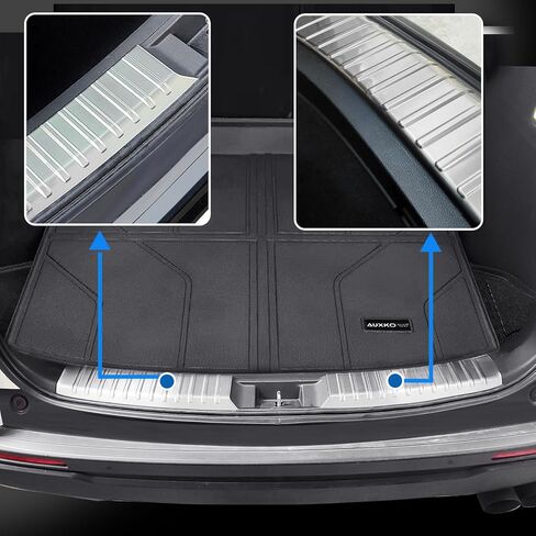 AUXKO لهوندا CRV CR-V 2023 2024 الخلفي الجذع واقي مصد السيارة الحرس الفولاذ المقاوم للصدأ الخلفي داخل صفائح لعتبة باب السيارة غطاء حماية الكسوة in Kuwait