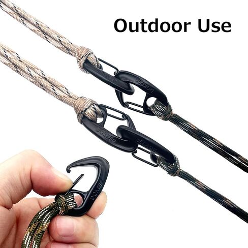 DOKEEP 5PCS 1.57 Inch Carabiner Snap Hooks Zinc Alloy Lightweight Durable Keychain Stylish Multifunctional Mini Spring Hook in Kuwait