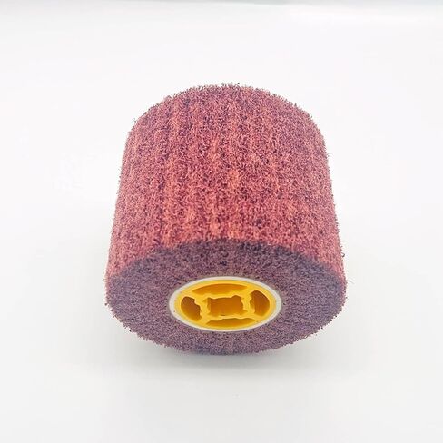 JONAS C 4 قطع 4.7 بوصة × 4 بوصة، طبلة عجلة تلميع وتلميع غير منسوجة، قطعتان 60# و2 قطعة 80#، للمعالجة السطحية للمعادن، والفولاذ المقاوم للصدأ، والفولاذ الكربوني، والألومنيوم، والحديد، والنحاس in Kuwait