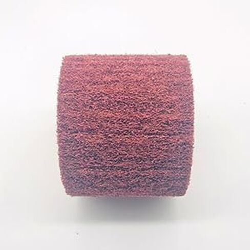 JONAS C 4 قطع 4.7 بوصة × 4 بوصة، طبلة عجلة تلميع وتلميع غير منسوجة، قطعتان 60# و2 قطعة 80#، للمعالجة السطحية للمعادن، والفولاذ المقاوم للصدأ، والفولاذ الكربوني، والألومنيوم، والحديد، والنحاس in Kuwait