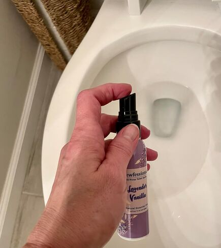 Pewfessional pre poop toilet spray, toilet odor eliminator, 4pack + 1Gift bottle, 2.5 Oz travel size in Saudi Arabia