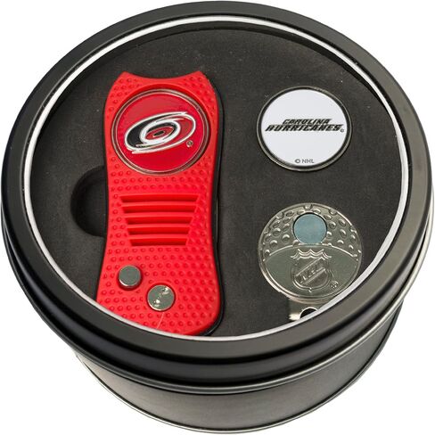 Team Golf NHL Gift Set Switchblade Divot Tool, Cap Clip, & 2 Double-Sided Enamel Ball Markers, Patented Design, Less Damage to Greens, Switchblade Mechanism in Saudi Arabia