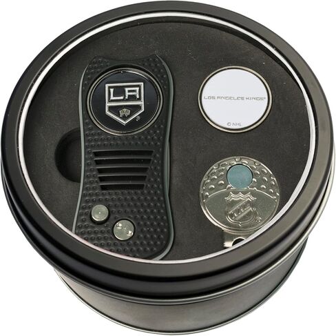Team Golf NHL Gift Set Switchblade Divot Tool, Cap Clip, & 2 Double-Sided Enamel Ball Markers, Patented Design, Less Damage to Greens, Switchblade Mechanism in Saudi Arabia