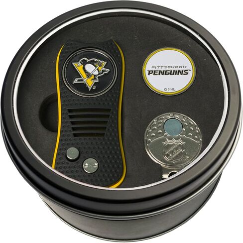 Team Golf NHL Gift Set Switchblade Divot Tool, Cap Clip, & 2 Double-Sided Enamel Ball Markers, Patented Design, Less Damage to Greens, Switchblade Mechanism in Saudi Arabia