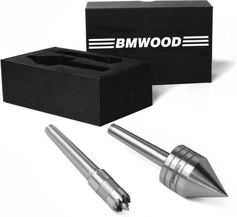 LDC-SET4/MT2 4PCS Woodturning Lathe Live and Drive Center Set MT2 Taper in Saudi Arabia