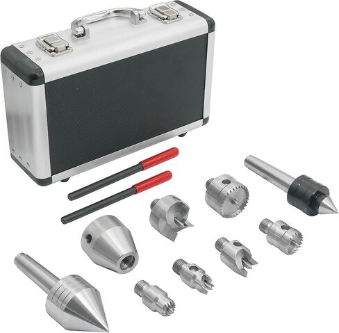 LDC-SET4/MT2 4PCS Woodturning Lathe Live and Drive Center Set MT2 Taper in Saudi Arabia