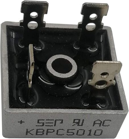 FAYLEZ 4PCS KBPC5010 Bridge Rectifier Diode 50A 1000V KBPC Single Phase, Full Wave 50 Amp 1000 Volt Electronic Silicon Diodes in Kuwait