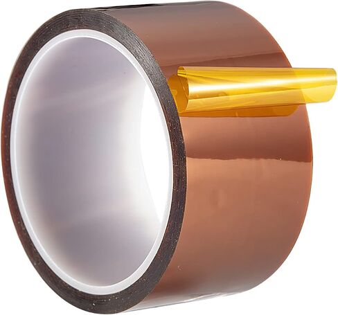 108ft Heat Tape,Heat Resistant Tape,Heat Transfer Tape,Thermal Tape,Sublimation Tape,Heat Vinyl Press Tape,No Residue,High Temperature Tape for Electronics,Soldering,Circuit Board (50mm 1Roll) in Saudi Arabia