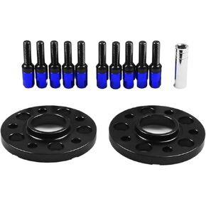 Widening dedicated 15mm 5x112mm 66.6mm Bore Wheel Spacers M14x1.5 Tapered Bolts Fit For Q5 SQ5 W/Ball Bolts Control upgrade(Red bolts) in Saudi Arabia