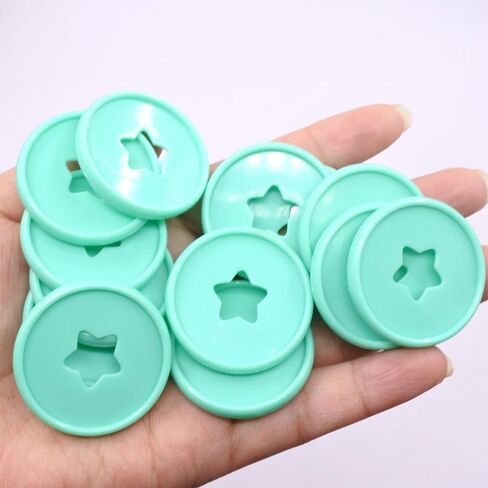 100 قطعة 1.4 بوصة/35 مللي متر حلقات الموثق توسيع القرص ستار ملزمة أقراص Discbound DIY بها بنفسك المخططين سجل القصاصات (نجمة متعددة الألوان ، 1.4 بوصة/35 مللي متر) in Kuwait