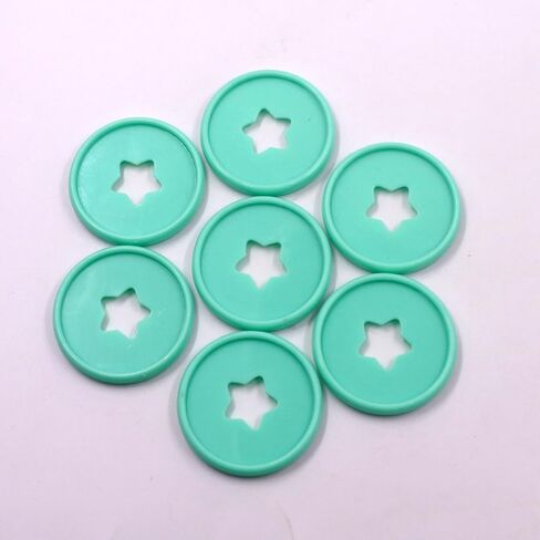 100 قطعة 1.4 بوصة/35 مللي متر حلقات الموثق توسيع القرص ستار ملزمة أقراص Discbound DIY بها بنفسك المخططين سجل القصاصات (نجمة متعددة الألوان ، 1.4 بوصة/35 مللي متر) in Kuwait