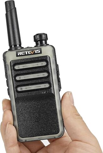 أجهزة راديو Retevis RB66 سريعة الشحن في اتجاهين، راديو محمول ثنائي الاتجاه مع سماعة أذن، منبه عن بعد، قاعدة شحن USB-C، أجهزة اتصال لاسلكية صغيرة للبالغين في مطعم كنيسة المدرسة (10 عبوات) in Kuwait