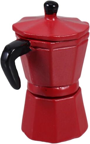 Ciieeo Miniature Espresso Pot Dollhouse Kitchen Accessory Realistic Tiny Coffee Maker Model for Mini Home Decor in Saudi Arabia