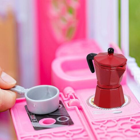 Ciieeo Miniature Espresso Pot Dollhouse Kitchen Accessory Realistic Tiny Coffee Maker Model for Mini Home Decor in Saudi Arabia