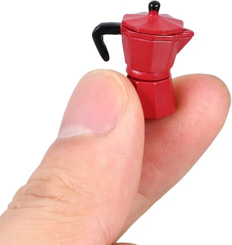 Ciieeo Miniature Espresso Pot Dollhouse Kitchen Accessory Realistic Tiny Coffee Maker Model for Mini Home Decor in Saudi Arabia