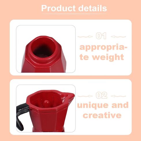 Ciieeo Miniature Espresso Pot Dollhouse Kitchen Accessory Realistic Tiny Coffee Maker Model for Mini Home Decor in Saudi Arabia