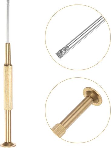 HARFINGTON Watch Screw Tube Rod Stainless Steel Watch Strap Pins with Slotted Screwdriver in Saudi Arabia