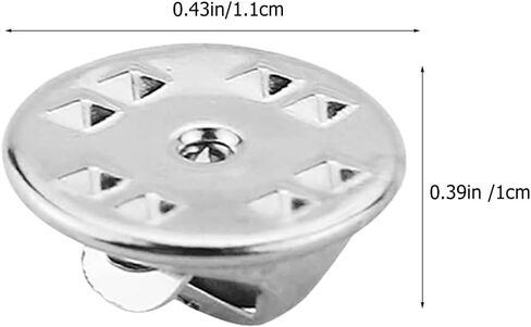 Brooch Pin Backs Locking Clutch Badge Backings Metal Pin Clasps Replacement for Lapel Pins Tie Tacks Hat Pins DIY Jewelry Making in Saudi Arabia