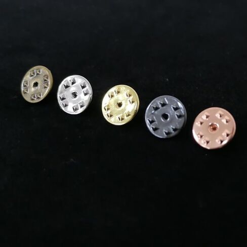 Brooch Pin Backs Locking Clutch Badge Backings Metal Pin Clasps Replacement for Lapel Pins Tie Tacks Hat Pins DIY Jewelry Making in Saudi Arabia