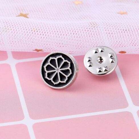 Brooch Pin Backs Locking Clutch Badge Backings Metal Pin Clasps Replacement for Lapel Pins Tie Tacks Hat Pins DIY Jewelry Making in Saudi Arabia