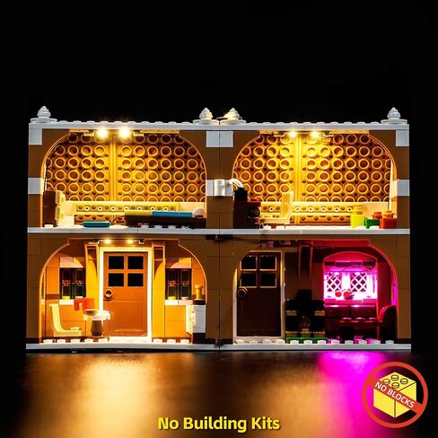 طقم إضاءة LED BrickBling متوافق مع Lego Festive Gingerbread House، إضاءة زخرفية متوافقة مع Lego 40809 (باستثناء الطراز) (الإصدار الكلاسيكي) in Saudi Arabia