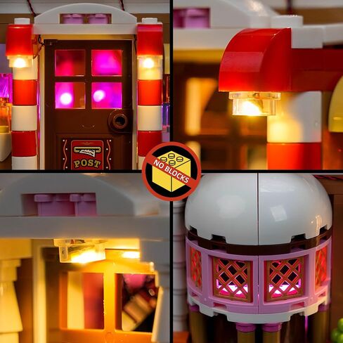 طقم إضاءة LED BrickBling متوافق مع Lego Festive Gingerbread House، إضاءة زخرفية متوافقة مع Lego 40809 (باستثناء الطراز) (الإصدار الكلاسيكي) in Saudi Arabia