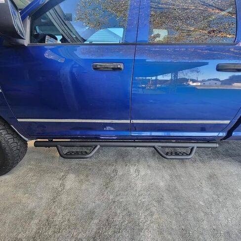 لوحات الجري متوافقة مع 2007-2018 Chevy Silverado/Gmc Sierra 1500 Crew Cab، 07-19 Silverado/Sierra 2500HD 3500HD، خطوات جانبية منسدلة 4.5 بوصة. in Kuwait