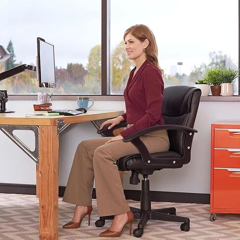 Supportive Computer Chair Armrests Supplements Robust Plastic Build Standard for Most Office Chairs Simple 2 Pieces Computer Chair Fixed in Saudi Arabia
