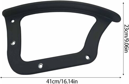 Supportive Computer Chair Armrests Supplements Robust Plastic Build Standard for Most Office Chairs Simple 2 Pieces Computer Chair Fixed in Saudi Arabia
