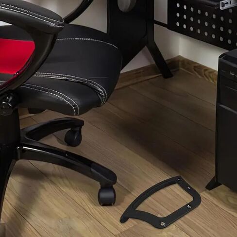Supportive Computer Chair Armrests Supplements Robust Plastic Build Standard for Most Office Chairs Simple 2 Pieces Computer Chair Fixed in Saudi Arabia