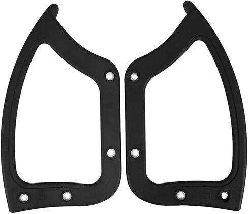 Supportive Computer Chair Armrests Supplements Robust Plastic Build Standard for Most Office Chairs Simple 2 Pieces Computer Chair Fixed in Saudi Arabia