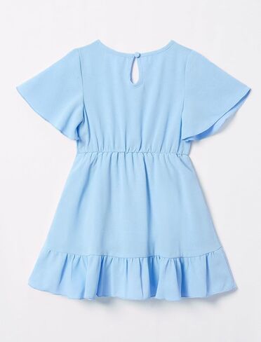 فستان AWIBMK Boho Mommy and Me للعطلات الصيفية كاجوال بأكمام مكشكشة ورقبة على شكل حرف v متوسطة الطول على شكل حرف a فساتين عالية ومنخفضة مع حزام in Saudi Arabia