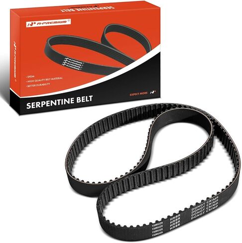 A-Premium Engine Timing Belt Compatible with Dodge Avenger Neon 1995-1999 & Chrysler Sebring 1995-1999 & Mitsubishi Eclipse 1995-1999 & Eagle Talon 1995-1998 & Plymouth Neon 1995-1999, 2.0L in Saudi Arabia