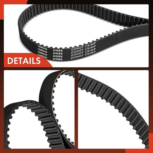 A-Premium Engine Timing Belt Compatible with Dodge Avenger Neon 1995-1999 & Chrysler Sebring 1995-1999 & Mitsubishi Eclipse 1995-1999 & Eagle Talon 1995-1998 & Plymouth Neon 1995-1999, 2.0L in Saudi Arabia