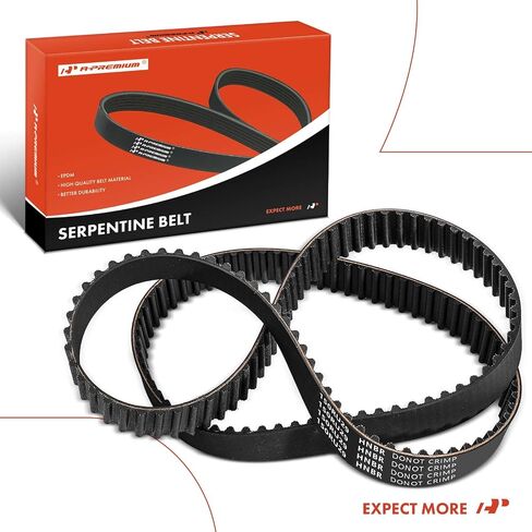A-Premium Engine Timing Belt Compatible with Dodge Avenger Neon 1995-1999 & Chrysler Sebring 1995-1999 & Mitsubishi Eclipse 1995-1999 & Eagle Talon 1995-1998 & Plymouth Neon 1995-1999, 2.0L in Saudi Arabia