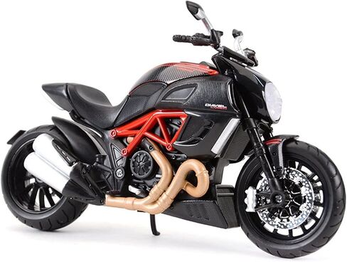 for Ducati Diavel Carbon 1:12 Red Die Cast Vehicle Collectible Hobby Motorcycle Model Toy Motorcycle Model in Saudi Arabia