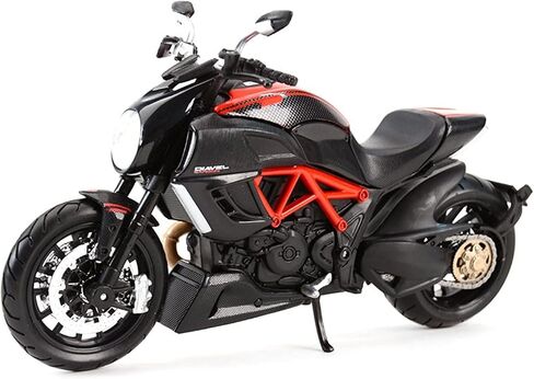 for Ducati Diavel Carbon 1:12 Red Die Cast Vehicle Collectible Hobby Motorcycle Model Toy Motorcycle Model in Saudi Arabia