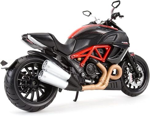 for Ducati Diavel Carbon 1:12 Red Die Cast Vehicle Collectible Hobby Motorcycle Model Toy Motorcycle Model in Saudi Arabia